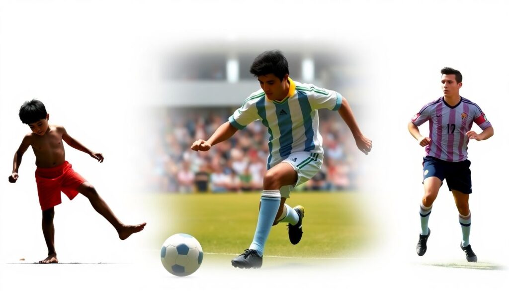 Биографии величайших футболистов: путь к славе и признанию - иллюстрация