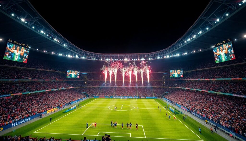 Репортажи с полей: атмосфера чемпионатов и финалов - иллюстрация