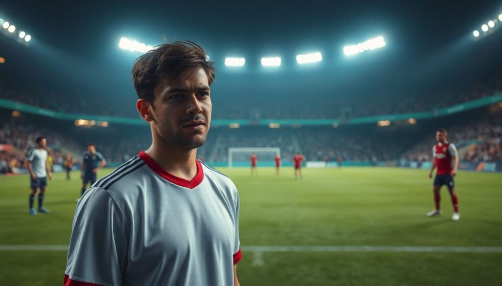 Эмоциональные моменты на поле: слава и цену победы - иллюстрация