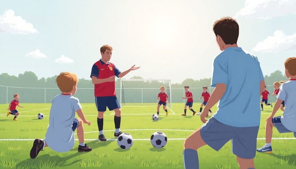 Истории классической школы дриблинга и паса - иллюстрация