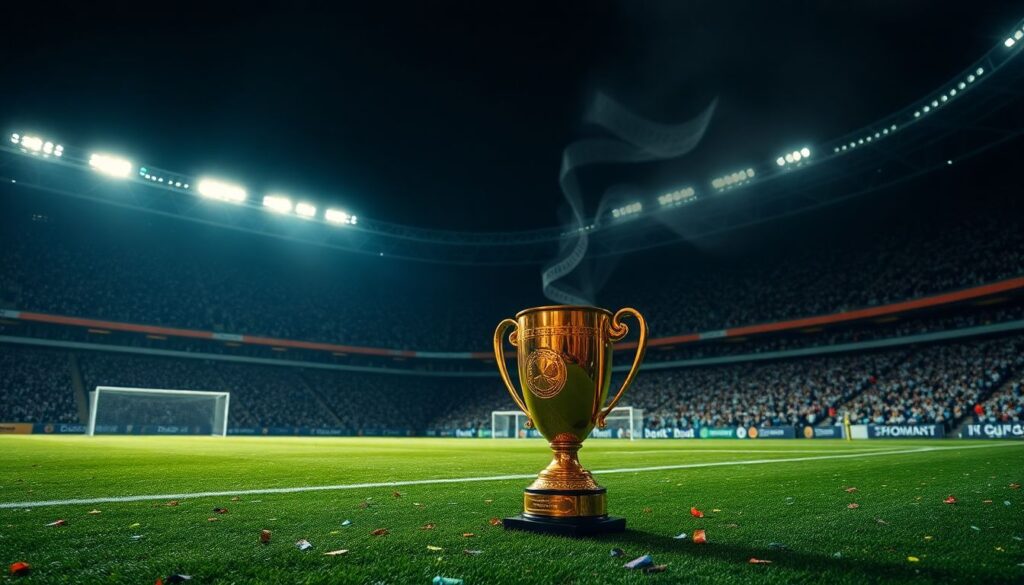 Эмоциональные рассказы о финальных матчах и трофеях - иллюстрация