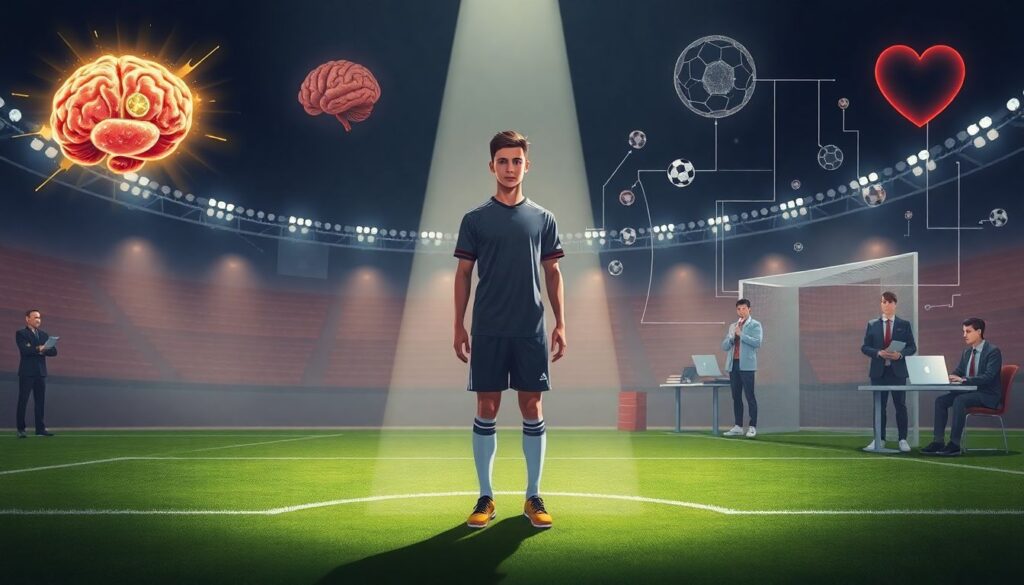 Глубокие портреты выдающихся футболистов и их путь - иллюстрация