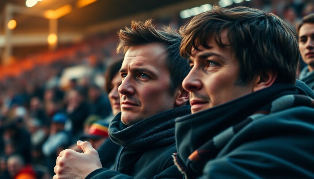 Глаза болельщика: эпические кадры с матчей - иллюстрация