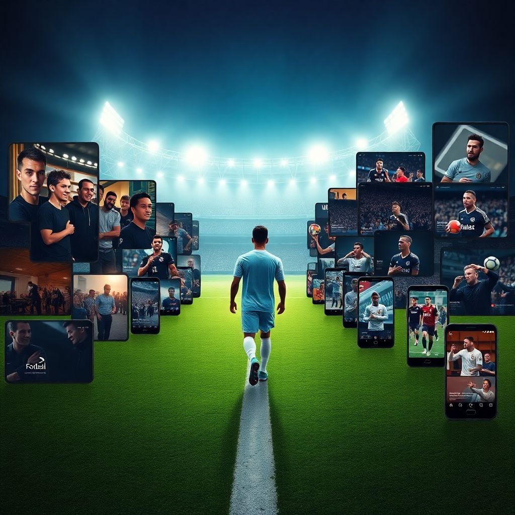 Биографии футболистов эпохи интернета и социальных сетей в современной культуре