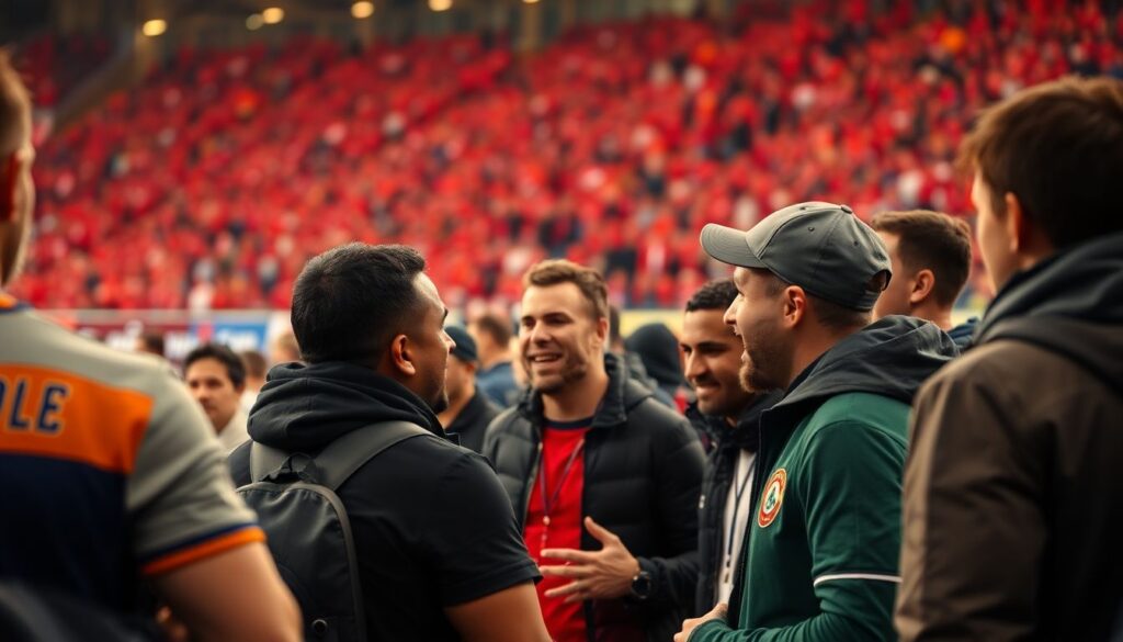 Эмоциональные встречи с фанатами и их подарки командам - иллюстрация