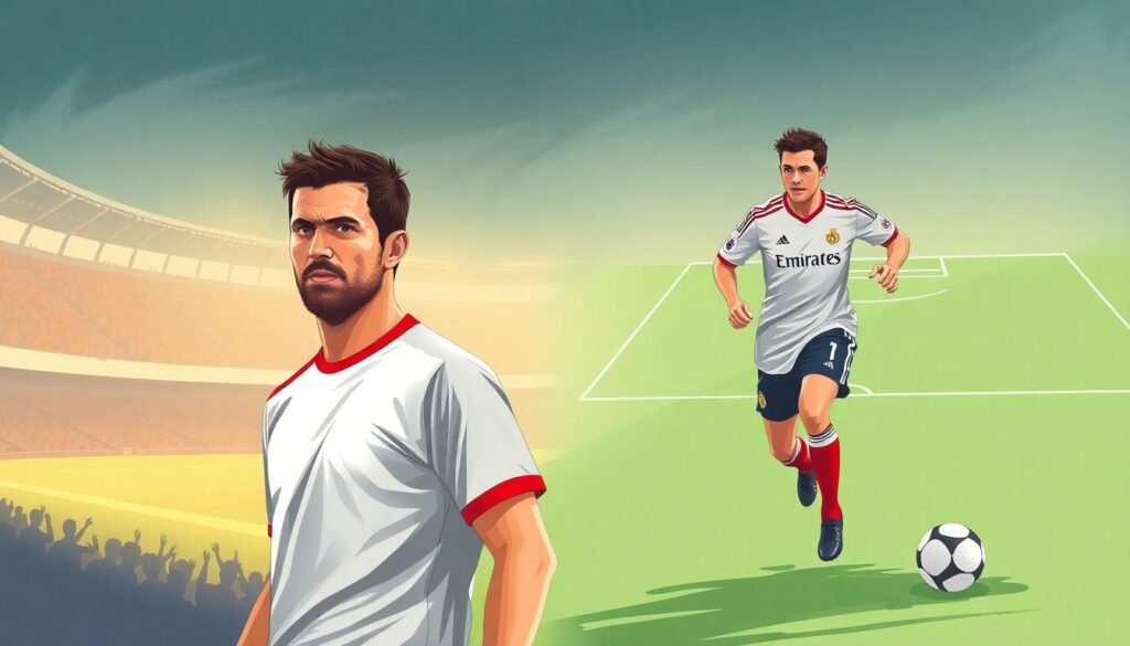 Биографии легенд футбола: от юности до легендарной славы - иллюстрация