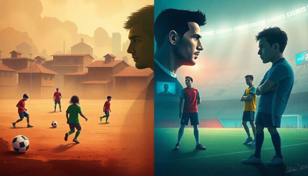 Биографии легенд футбола: от юности до легендарной славы - иллюстрация
