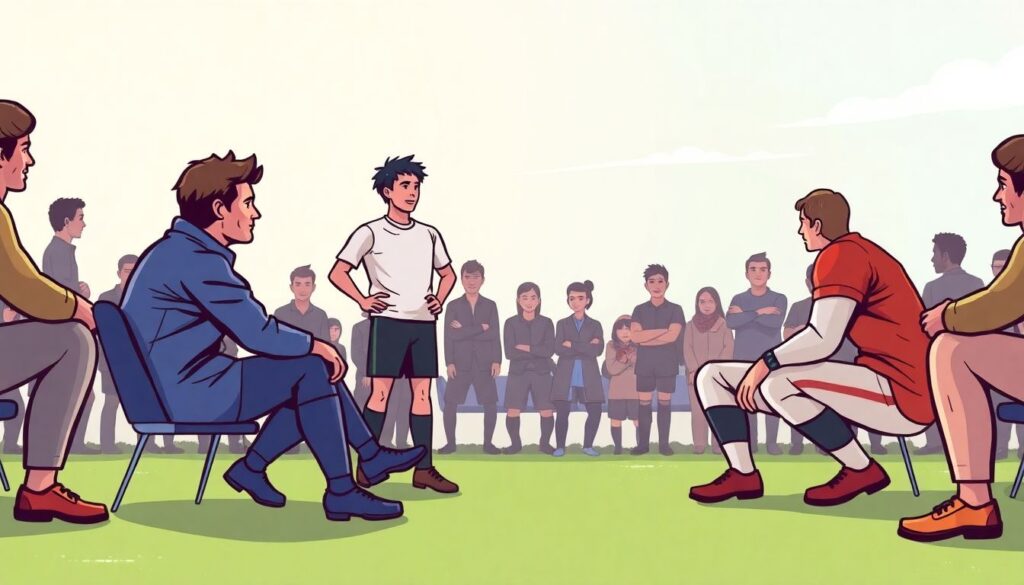 Истории о дружбе на поле и дружбе в жизни чемпионов - иллюстрация