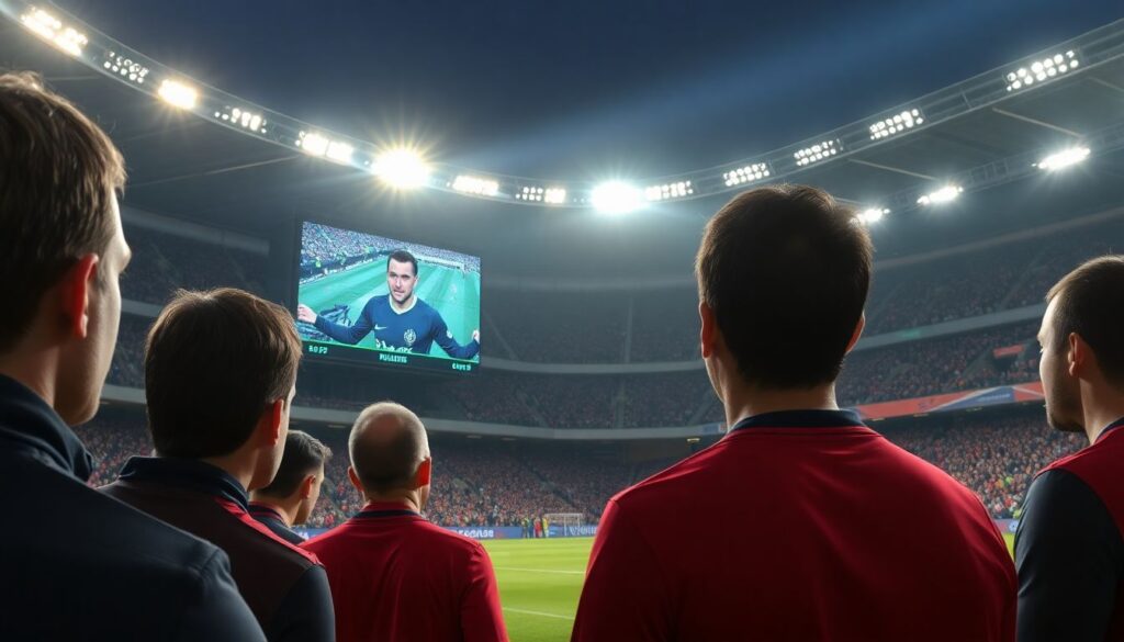 Эмоциональные розыгрыши и драмы на поле - иллюстрация