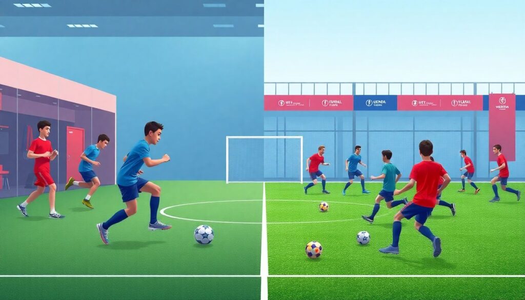 Футбол как коллективное искусство и путь к славе - иллюстрация