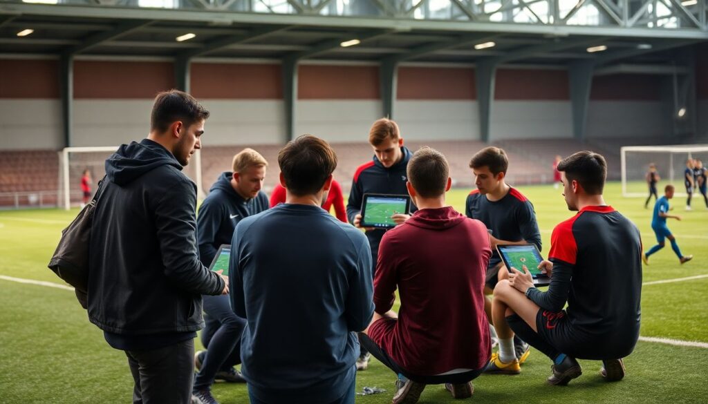 Рассказы о мастерстве в пасе и владении мячом - иллюстрация