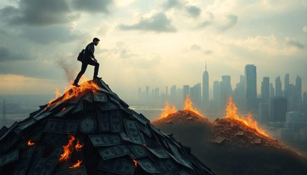 Эпизоды славы и боли на пути к вершине - иллюстрация