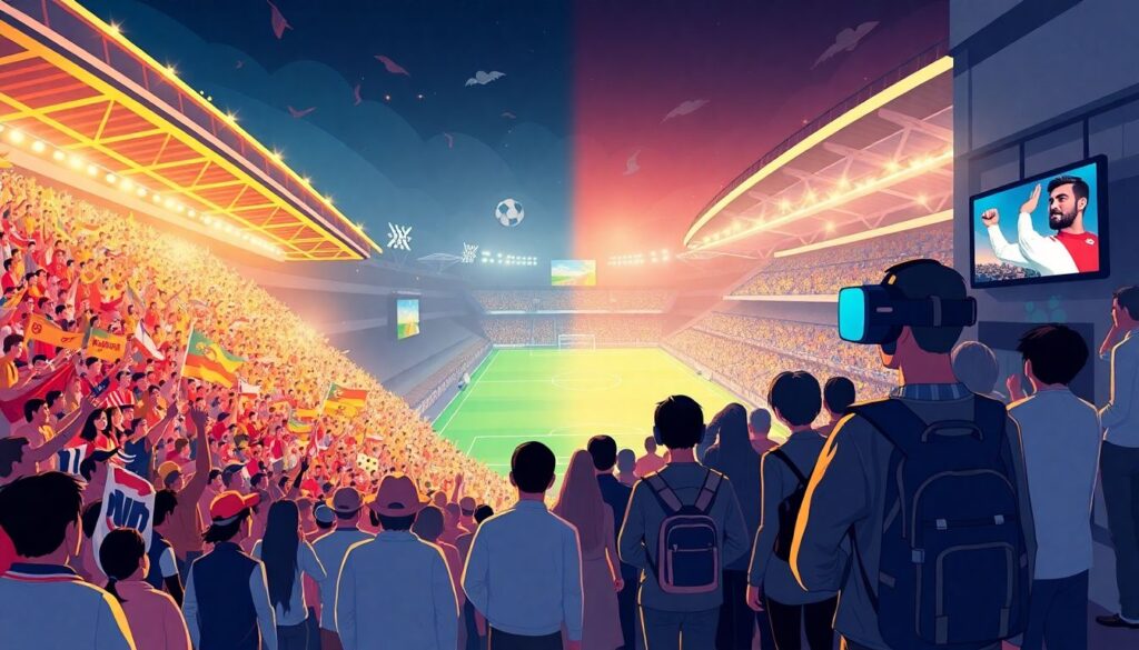 Эмоции на трибунах: фанаты и их хроника - иллюстрация