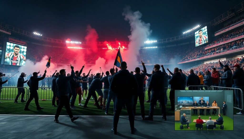 Футбол как история дружбы и соперничества - иллюстрация