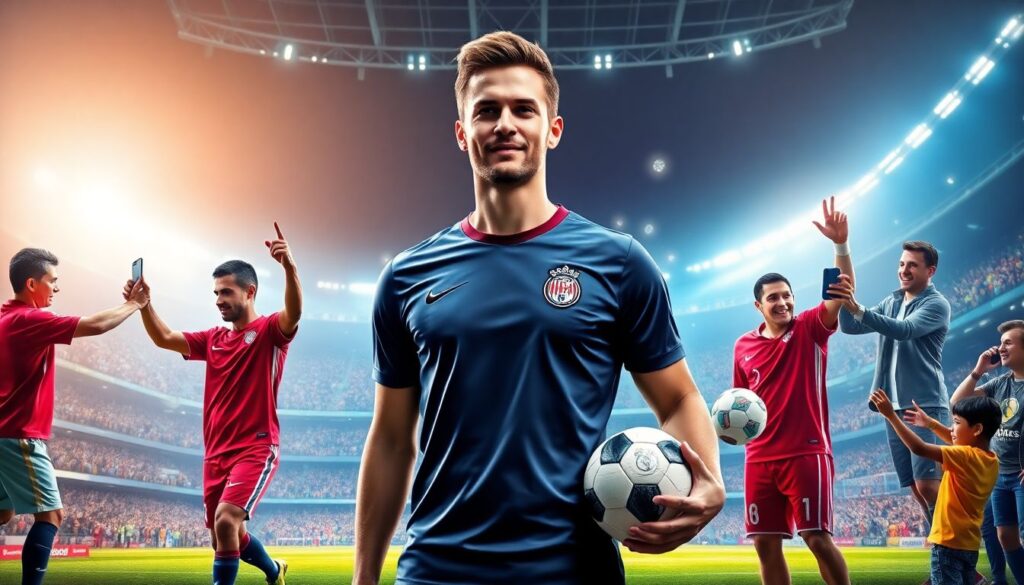 Герои матчей и их стиль лидерства на поле - иллюстрация