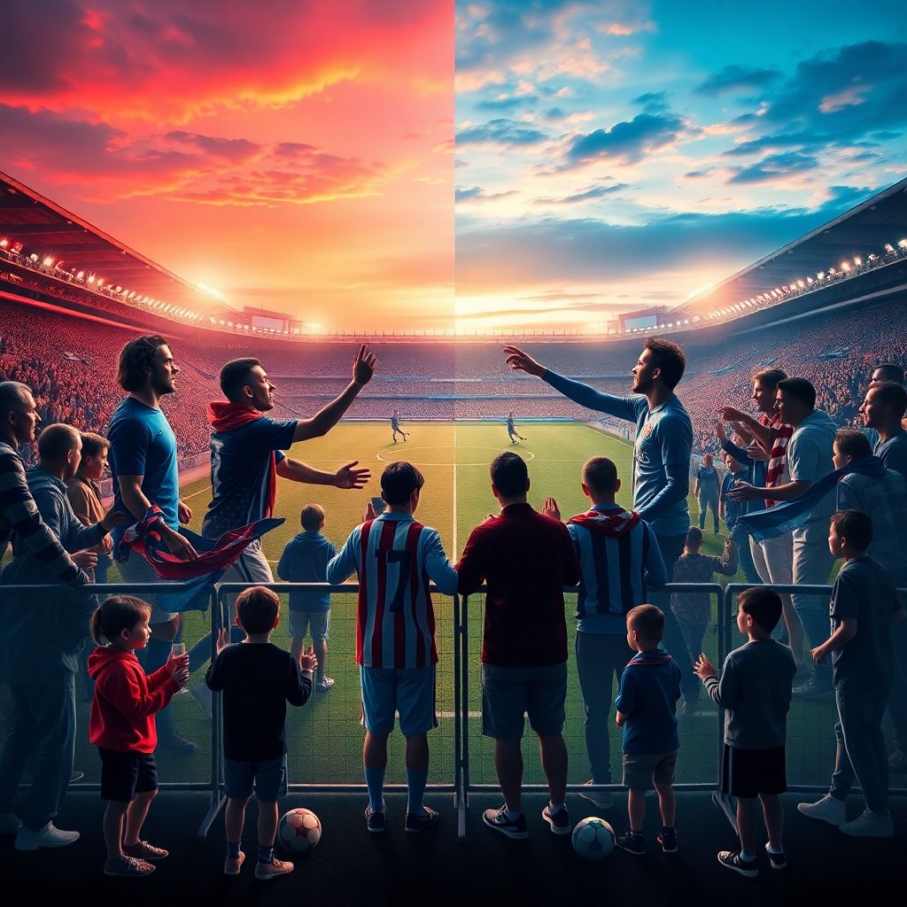 Футбол как история дружбы и соперничества в жизни команд и болельщиков