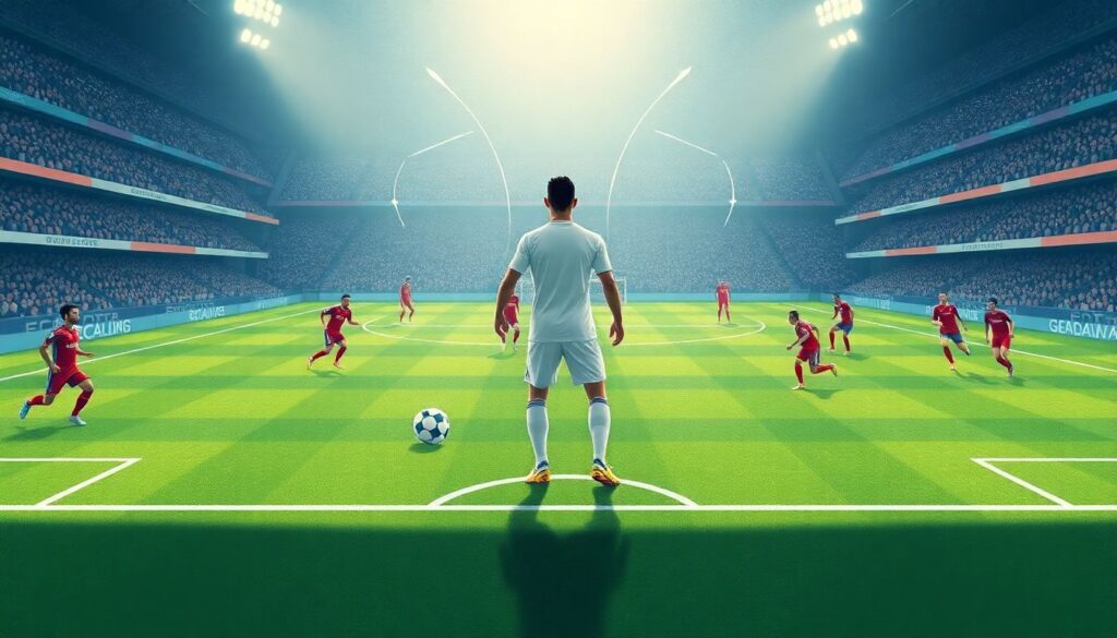 Герои футбола и их вклад в развитие игры - иллюстрация