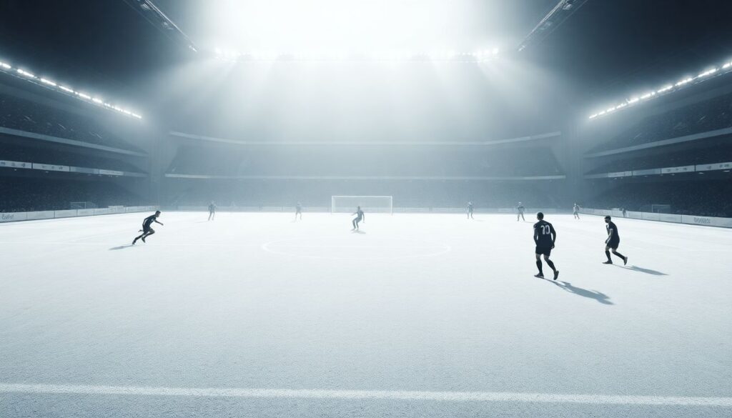 Матчи эпохи белых полей и тёмных теней соперников - иллюстрация