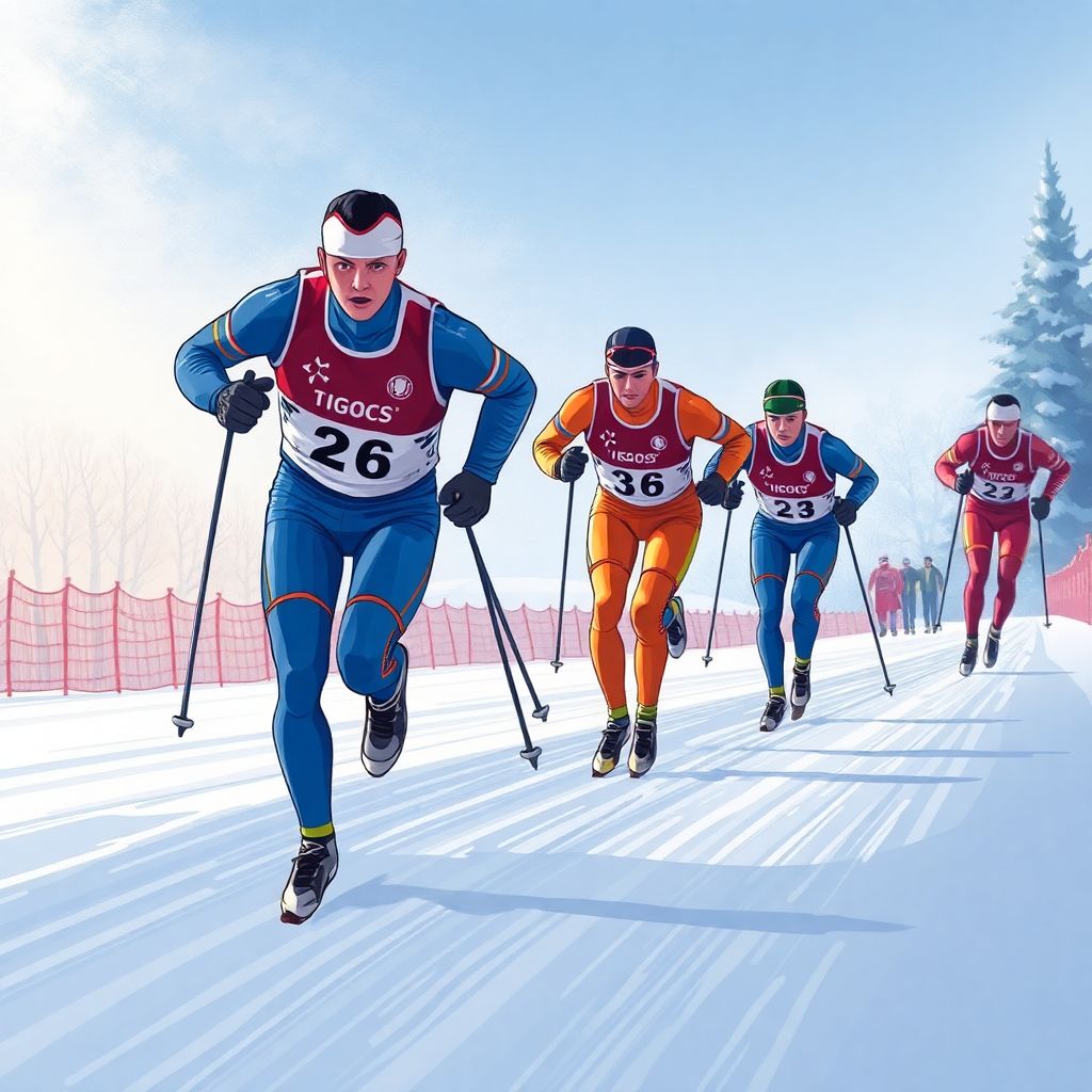 Иван Горбунов выиграл спринт классикой на этапе Кубка России в Выльгорте