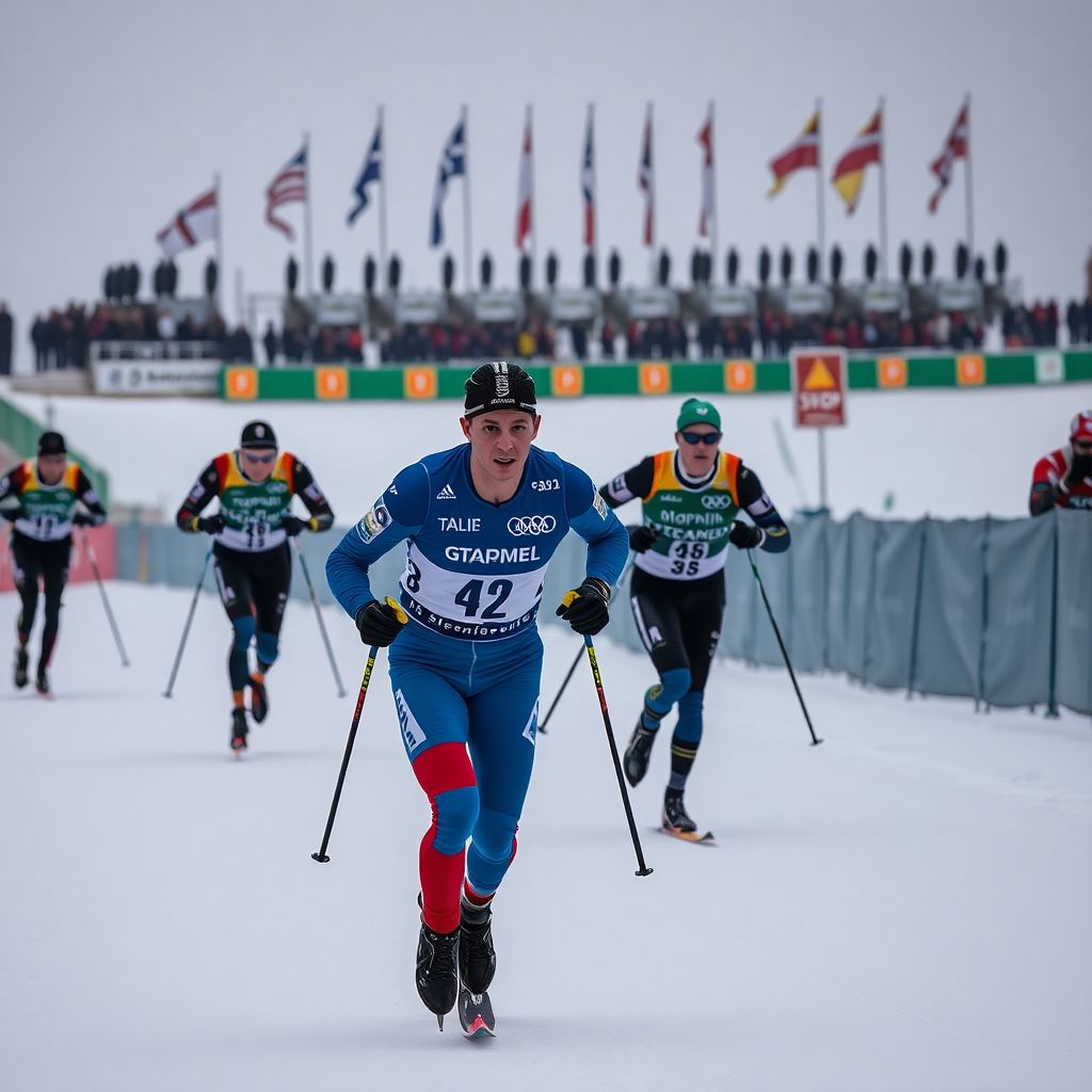 Томмазо Джакомель выигрывает гонку преследования Кубка мира по биатлону в Оберхофе