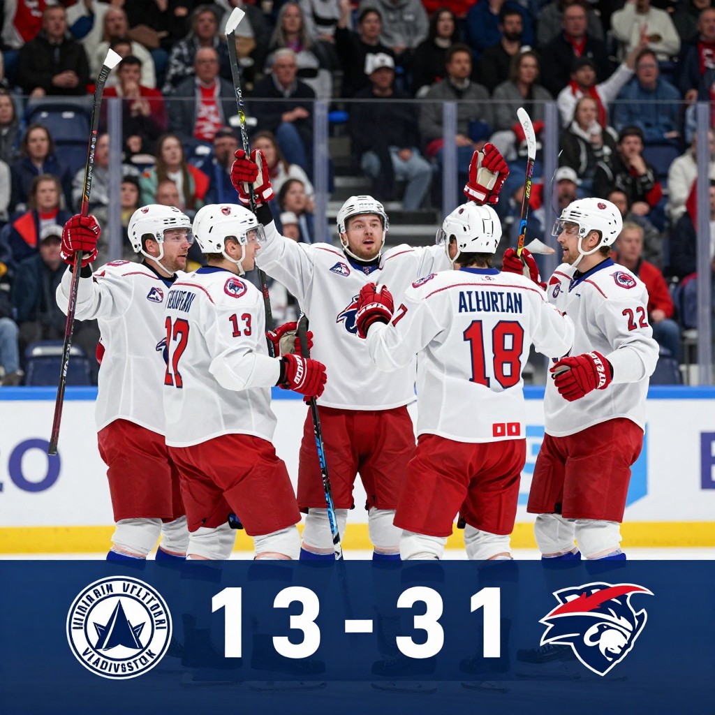 Московское «Динамо» обыграло «Адмирал» со счётом 3:2 в матче Фонбет КХЛ